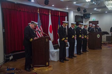 Task Force 70 Carrier Strike Group 5 Holds Change Of Command U S