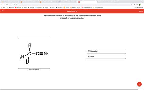 Lewis Structure For Ch3cn