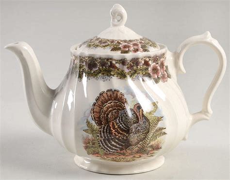 Thanksgiving Multicolor (Non-England) Teapot & Lid by Churchill ...