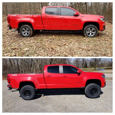 Chevrolet Colorado Wheel Offset Aggressive Outside Fender