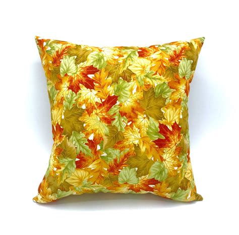 Fall Leaves Pillow / Autumn Decor / Fall Colors / Leaf Pillow - Etsy