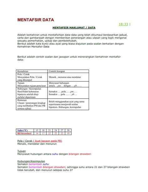 Mentafsir Data Thn 4 2022 Pdf