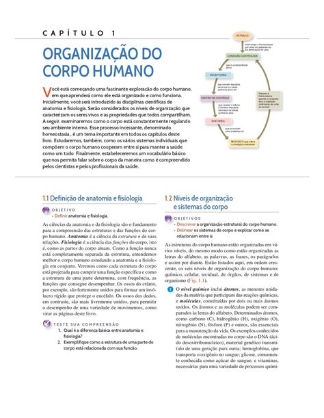 Corpo Humano Fundamentos De Anatomia E Fisiologia De Tortora Gerard