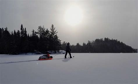 Snowshoes to Hok skis, exploring the Boundary Waters in winter ...