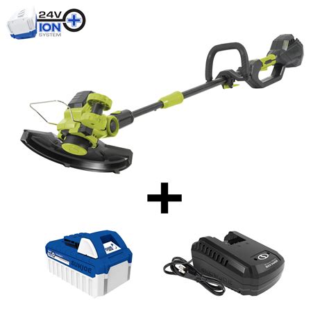 Sun Joe Edger Capable Cordless Electric String Trimmers At Lowes