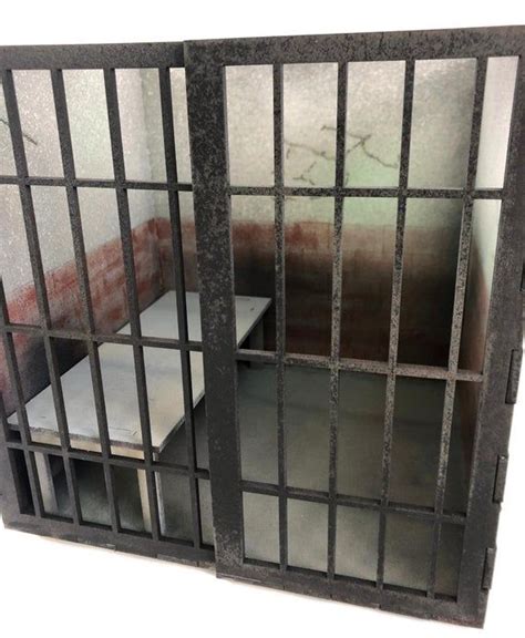 Jailprison Cell 567 Action Figure Diorama Etsy Action Figures