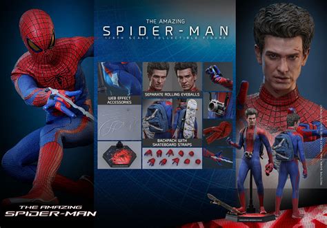 Spider Man Hot Toys MMS771 The Amazing Spider Man 1 6 Figure