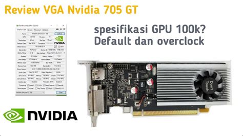 Review Nvidia 705GT - YouTube
