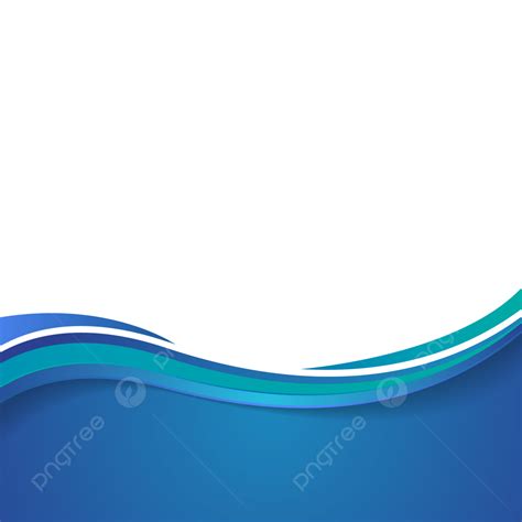 Blue Wavy Vector Design Images, Blue Wavy Shapes On Transparent Background, Background, Abstract ...