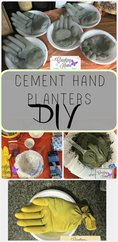 Cement Hand Planters Artofit