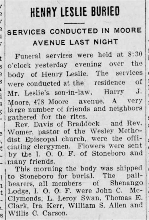 New Castle News New Castle Pa Saturday 2 May 1908 Page 6 Column 4