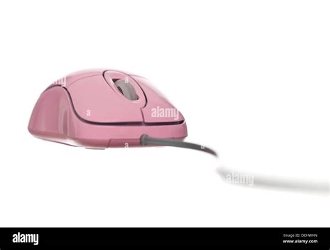 Pink Computer Mouse Stock Photo - Alamy