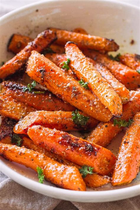 Parmesan Garlic Roasted Carrots Easy Roasted Carrots Recipe