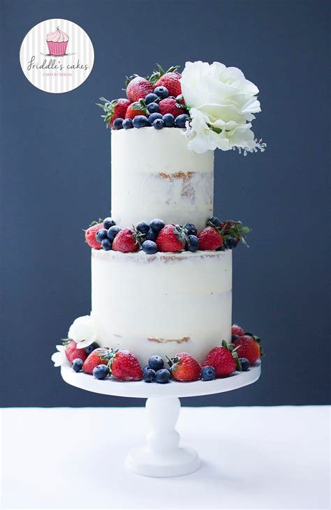 Fresh Fruit Semi Naked Cake Friddle S Cakes