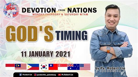 Devotion From Nations Ps Robert Lie Palembang Indonesia English