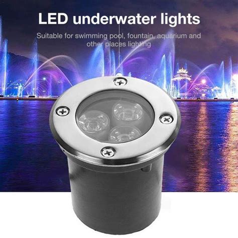 Underwater Buried Light RGB Waterproof Floodlight Pool Pond For