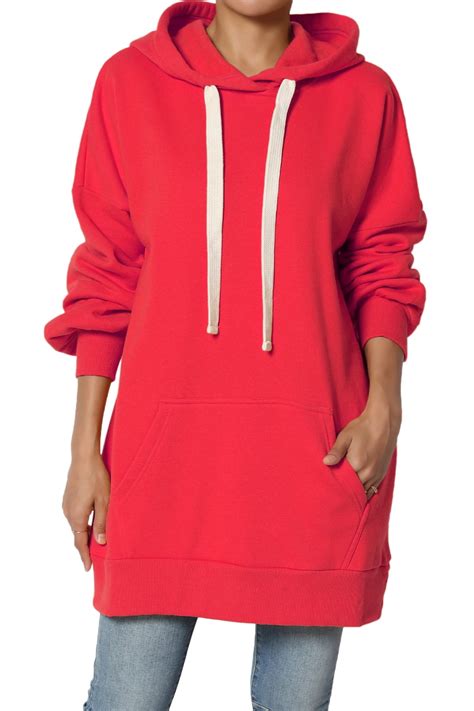 Themogan Womens Plus Oversized Fleece Hoodie Pocket Hooded Pullover