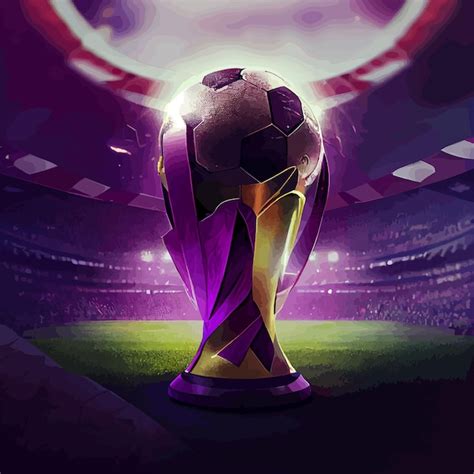 Premium Photo Fifa World Cup Ball Trophy Fifa World Cup