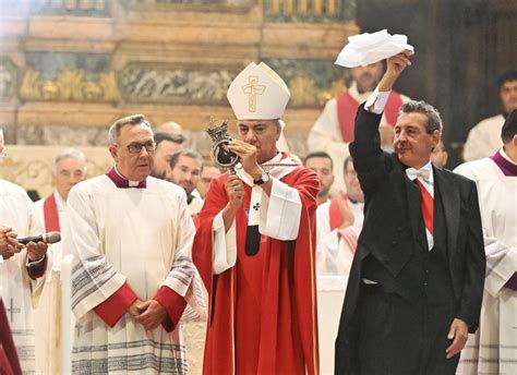 Napoli Si Ripetuto Il Prodigio Del Miracolo Di San Gennaro