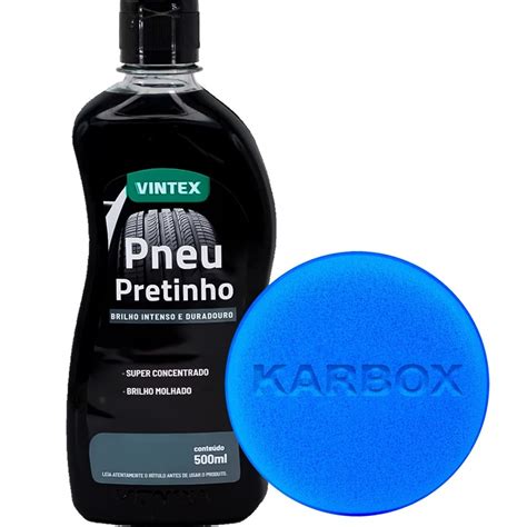 Pneu Pretinho Vonixx Vintex Brilho Molhado Abrilhantador Ml