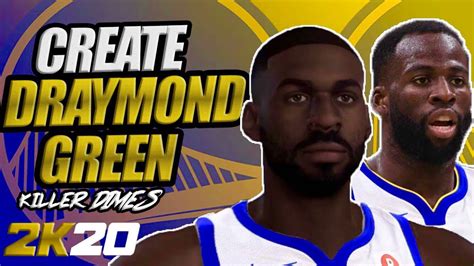 Nba K How To Make Your Myplayer Exactly Like Draymond Green Youtube