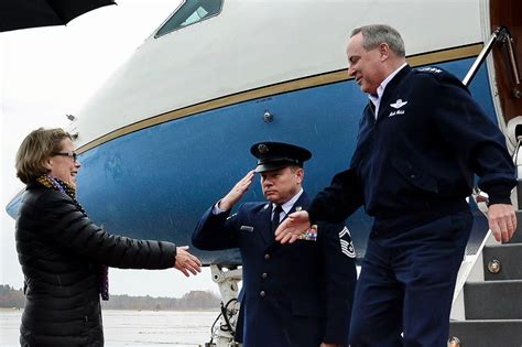 Gen Welsh Arrives At Hanscom Hanscom Air Force Base Article Display