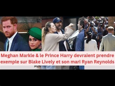 Meghan Markle Le Prince Harry Devraient Prendre Exemple Sur Blake