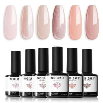 Conjunto De Esmaltes Em Gel Cores Neutras Nude E Glitter Esmalte Magazine Luiza