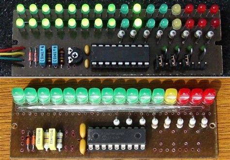 Led Vu Meter Circuit Diagram With Pcb Layout - Wiring Diagram