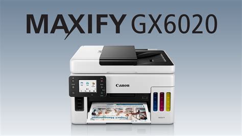 Introducing The Canon Gx6020 Wireless Megatank Small Office All In One Printer Youtube