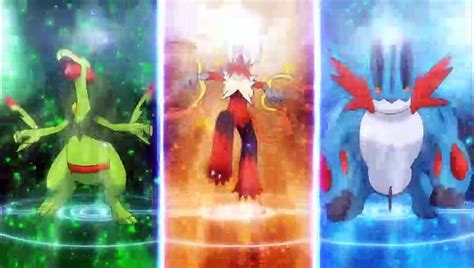 Sceptile Blaziken And Swampert Wallpaper