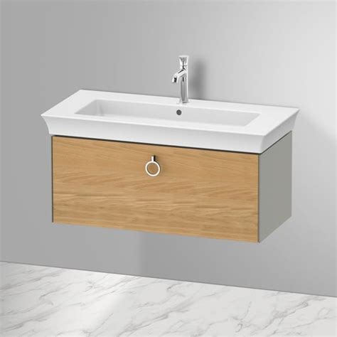 Duravit White Tulip Meuble Sous Vasque Tiroir Ch Ne Naturel