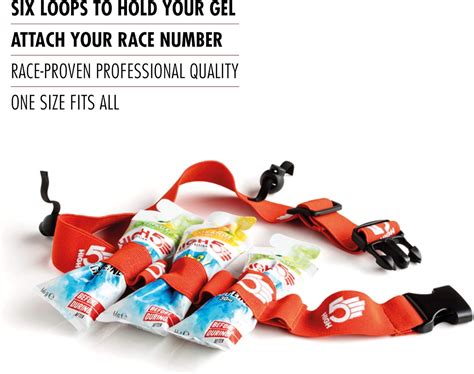 High5 Race Belt 6 Gel Slots Ideal For Marathons Or Triathlons