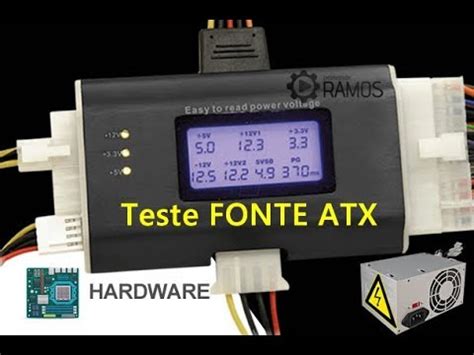 Hardware Básico Testador de Fonte ATX Power Supply Tester