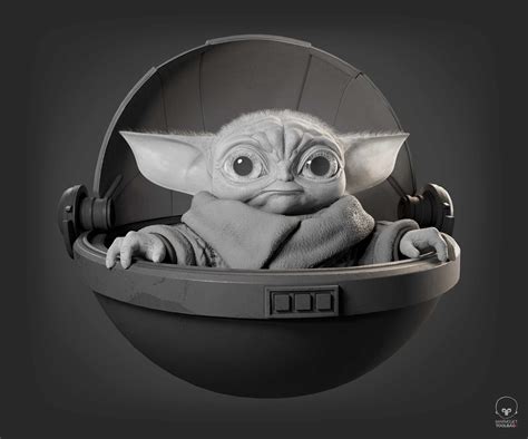 Baby Grogu - ZBrushCentral