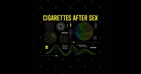 Cigarettes After Sex Yellow Brutalism Cigarettes Sticker Teepublic
