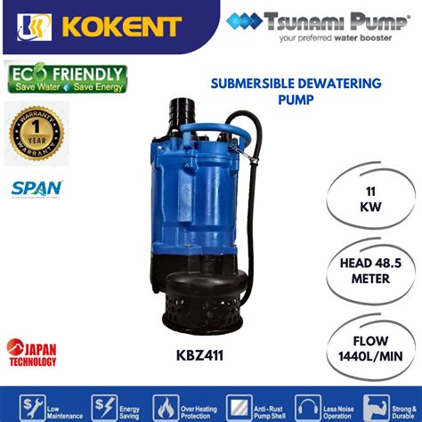 Tsunami Submersible Dewatering Pump Hp Kbz