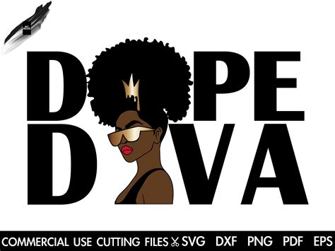 Dope Diva Svg Queen Svg Afro Queen Svg Black Queen Svg Etsy