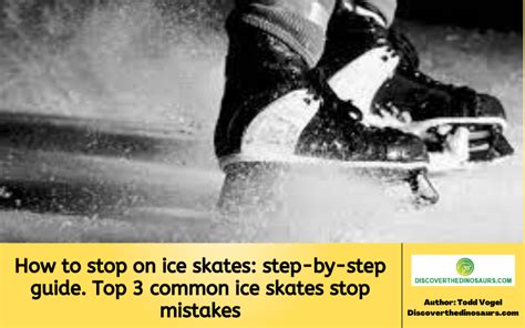 How To Stop On Ice Skates Step By Step Guide Top 3 Common Ice Skates Stop Mistakes Outdoor