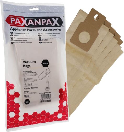 Paxanpax Vb Compatible Paper Vacuum Bags For Panasonic U E U E