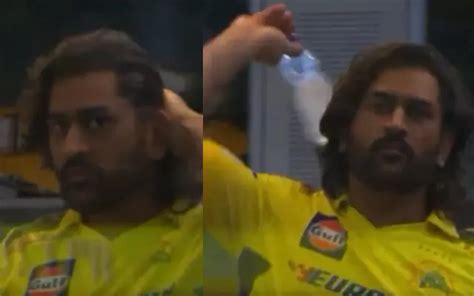 WATCH MS Dhoni S Playful Gesture Of Pretending To Throw Water Bottle