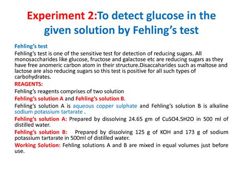 SOLUTION Fehling S Test For Carbohydrates Converted 4 Studypool