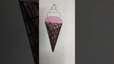 Beautiful Icecream Drawing Shorts Art Vishu Veeksha YouTube