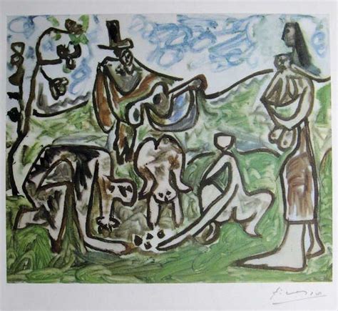 Pablo Picasso Signed Lithograph 1962