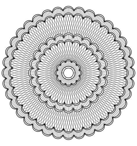 Mandala A Colorier Difficile Mandalas Difficiles Pour Adultes