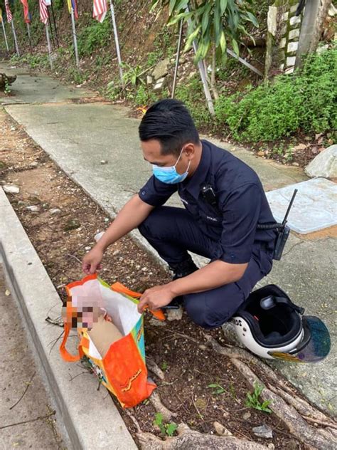 Mayat Bayi Bertali Pusat Ditemui Dalam Beg Kertas Polis Buru Dua Suspek