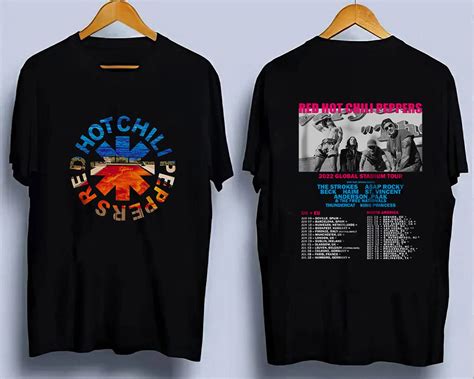 Red Hot Chili Peppers World Tour Shirt Red Hot Chili Peppers Tour Storepa