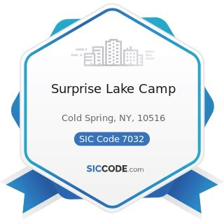 Surprise Lake Camp - ZIP 10516, NAICS 721214, SIC 7032