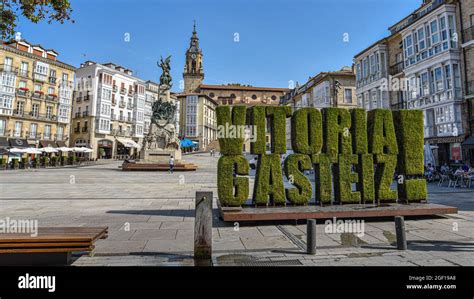 Vitoria Gasteiz Spain Aug Floral Vitoria Gasteiz Sign In