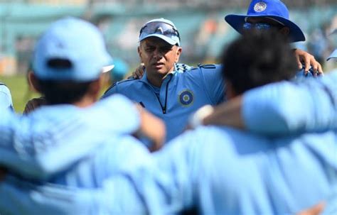 Indian Cricket Coach Rahul Dravid Guiding Indian Cricket With